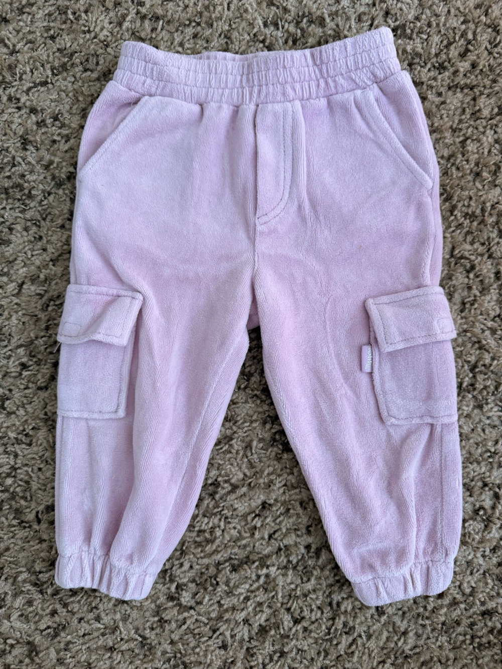 Juicy Couture velour Lilac Cargo Jogger Pants